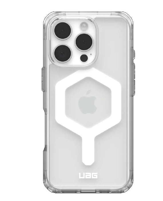 UAG Plyo MagSafe Apple iPhone 16 Pro Max (6.9') Rugged Case - Ice/White (114481114341), 16ft. Drop Protection (4.8M), 10 Years Warranty - Leader Electronics