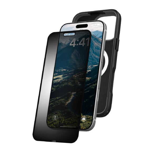 UAG Removable Privacy Apple iPhone 16/ iPhone 15 (6.1') Screen Protector - Glass - Tint (14437011NA), Anti-Glare, Recyclable, 1 Year Warranty - Leader Electronics