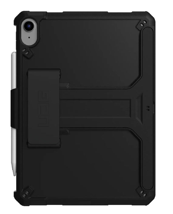 UAG Scout Apple iPad (11.0') 11th Gen (A16) / iPad 10th Gen (10.9') Rugged Case (Black) - DROP+ Military Standard, KickStand, 1 Year Warranty - Leader Electronics
