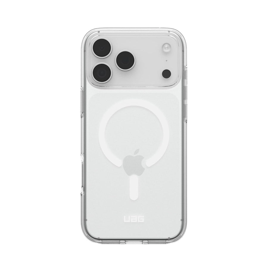 UAG Scout Clear MagSafe Apple iPhone 17 Pro (6.3') Rugged Case - Ice/White (114558114341), 10Ft. Drop Protection, Impact Resistant, 10 Year Warranty - Leader Electronics