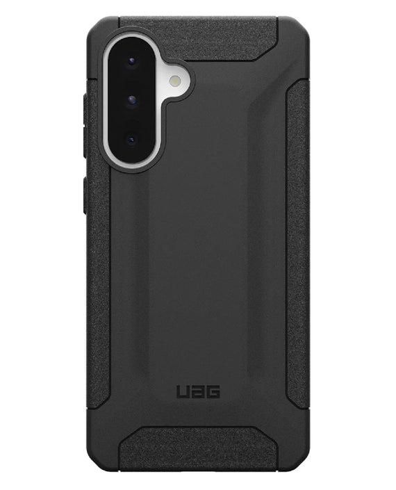UAG Scout Samsung Galaxy A56 5G (6.6') Rugged Case - Black (214502114040), DROP+ Military Standard, Raised Screen Surround, 10 Years Warranty - Leader Electronics
