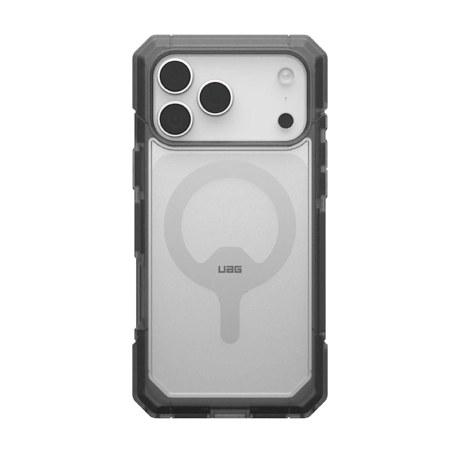 UAG Trooper MagSafe Apple iPhone 17 Pro Max (6.9') Rugged Case - Clear/Ash (114522114G31), 30 ft. Drop Protection (9.1M), 10 Years Warranty - Leader Electronics