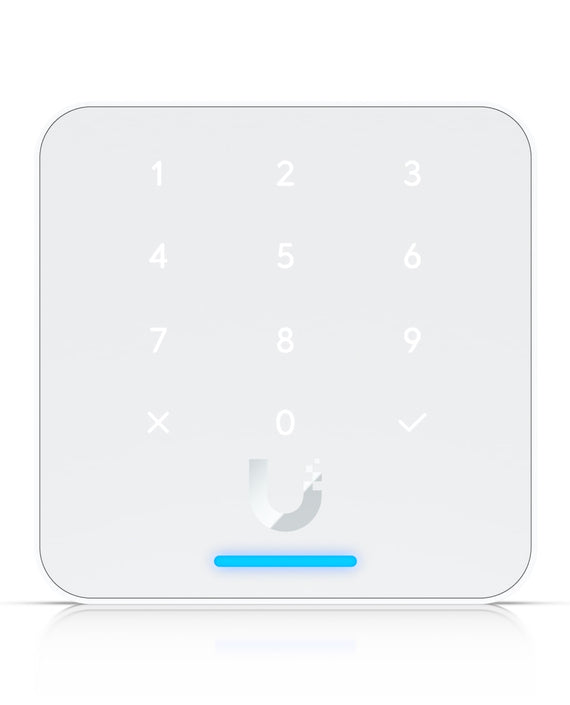 Ubiquit Reader Flex, White ,Third-generation NFC Card Reader With A Keypad & Apple Touch Pass Support, Outdoor IP55, Power via POE - Leader Electronics
