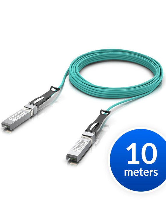 Ubiquiti 10 Gbps Long-Range DAC, 10m Length, Long-range SFP+ Direct Attach Cable w 10 Gbps Maximum Throughput Rate - Leader Electronics