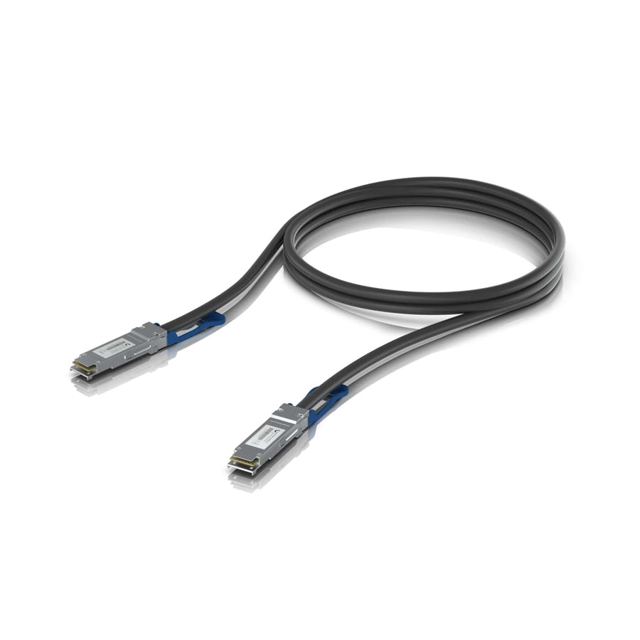 Ubiquiti 100G Direct Attach Cable, Cable length 1m, 10-Pack QSFP28 Direct Attach Cable With A 100 Gbps Max Data Rate - Leader Electronics