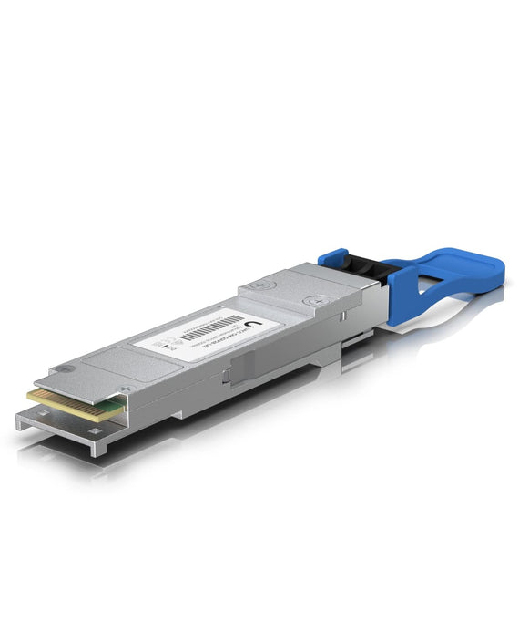 Ubiquiti 100G LR4 Single-Mode Optical Module, QSFP28 Transceiver, Supports 100G Connections, 10 Km Using Single-Mode Fiber, Duplex LC UPC Connector. - Leader Electronics