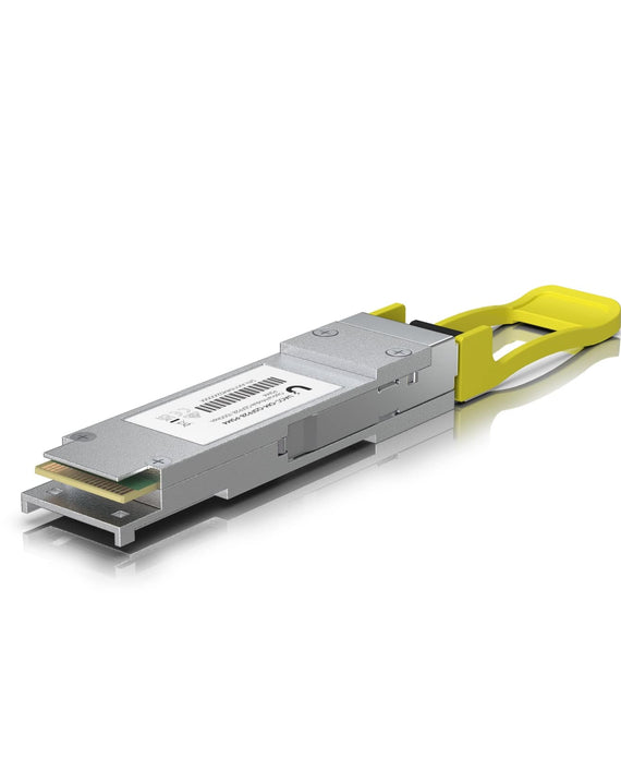 Ubiquiti 100G PSM4 Single-Mode Optical Module,QSFP28 Transceiver Dupports 100G Connections Up to 2 km,Single-mode Fiber, MPO-12 APC Connector. - Leader Electronics