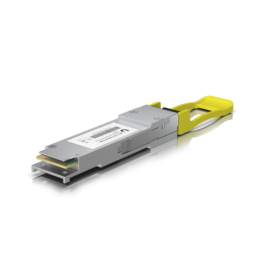 Ubiquiti 100G PSM4 Single-Mode Optical Module,QSFP28 Transceiver Dupports 100G Connections Up to 2 km,Single-mode Fiber, MPO-12 APC Connector. - Leader Electronics