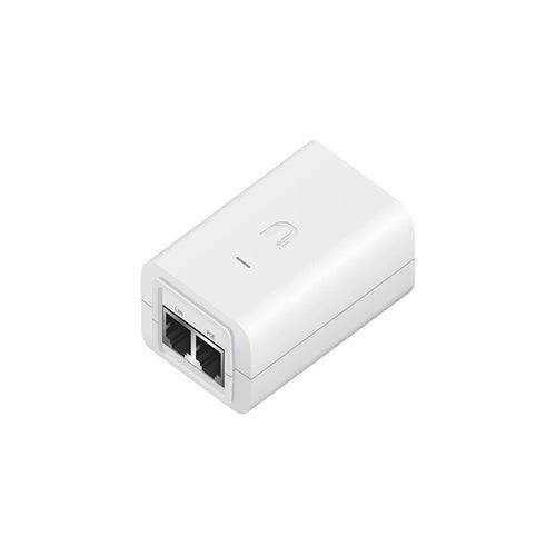 Ubiquiti 24 V DC PoE Adapter, Surge and Clamping Protection, Maximum Surge Discharge, AC Cable with Earth Ground, White - Leader Electronics