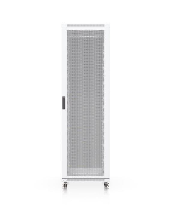 Ubiquiti 42U Rack Cabinet,Assembled Floor Rack, Built-In Fans, Removable Panels, Lockable Casters, Optimal Airflow, Heavy-Duty ,Easy Equipment Access - Leader Electronics