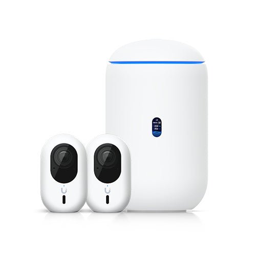 Ubiquiti Advanced Home Surveillance Bundle (2 Instant Cameras Pack), Includes 1× UDR7, 2× UVC-G6-INS-W, *Requires MicroSD card for Protect Storage* - Leader Electronics