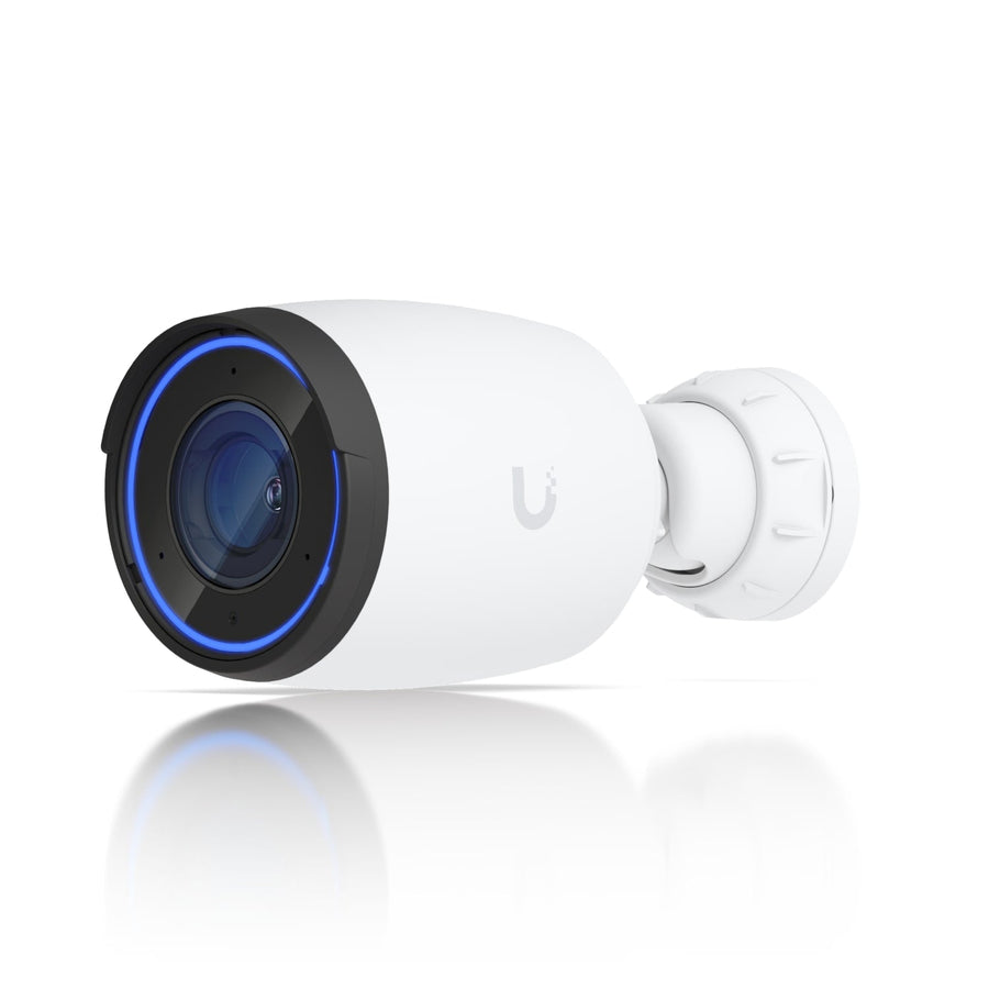 Ubiquiti AI Professional UniFi Protect Indoor/Outdoor 4K PoE Camera, White, Waterproof IP65, PoE+ Power, Max Power 11W, GbE RJ45 Port, - Leader Electronics