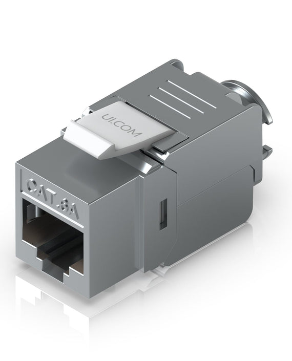 Ubiquiti Cat6A Toolless Keystone Jack, 12-Pack, For Terminating Cat6A Ethernet Jack Without The Use Of Punch-down/ Crimping Tool - Leader Electronics