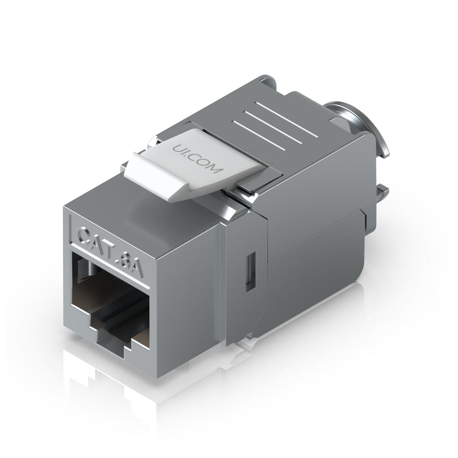 Ubiquiti Cat6A Toolless Keystone Jack, 12-Pack, For Terminating Cat6A Ethernet Jack Without The Use Of Punch-down/ Crimping Tool - Leader Electronics