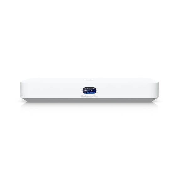 Ubiquiti Cloud Gateway Fiber,UCG-Fiber, Desktop 10G Cloud Gateway,Integrated PoE Switch,Selectable NVR Storage,Full UniFi Application Support - Leader Electronics