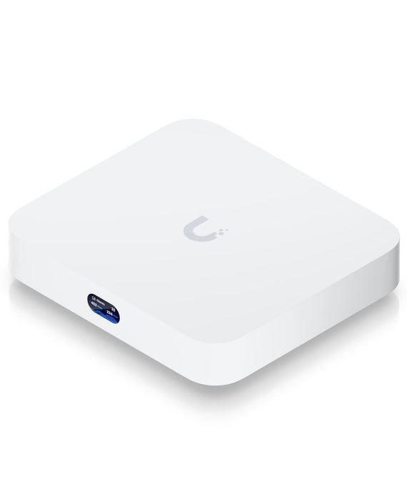 Ubiquiti Cloud Gateway Ultra, Multi-WAN, (4) GbE RJ45 ports, (1) 1/2.5 GbE RJ45 ports, USB Type C, 5V DC/3A, 100–240V AC, Max 6.2W - Leader Electronics