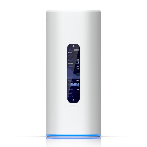 Ubiquiti Dream Router 5G Max, Desktop Cloud Gateway, Full-Performance 5G, 3.4 Gbps, WiFi 7, 10G SFP+4-Port 2.5 GbE switch (1) PoE Port,SD Card Storage - Leader Electronics