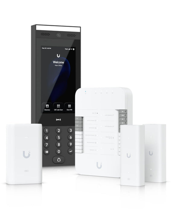 Ubiquiti G3 Gate Starter Kit, Come With 1x Gate Hub, 1x G3 Intercom, 1x PoE++ adapter, 2x 2-wire PoE Extenders, Ove Twisted Pair Extender For Access - Leader Electronics