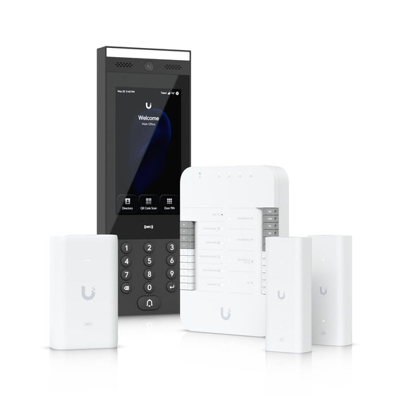 Ubiquiti G3 Gate Starter Kit, Come With 1x Gate Hub, 1x G3 Intercom, 1x PoE++ adapter, 2x 2-wire PoE Extenders, Ove Twisted Pair Extender For Access - Leader Electronics