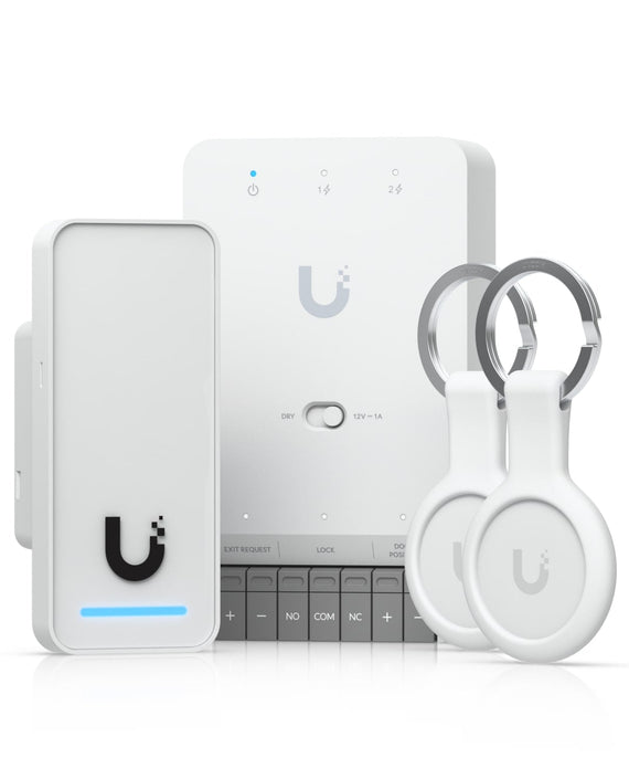 Ubiquiti G3 Starter Kit, For UniFi Access, Designed To Manage Single Door With One Reader,Spports Seamless Setup &Apple Touch Pass - Leader Electronics