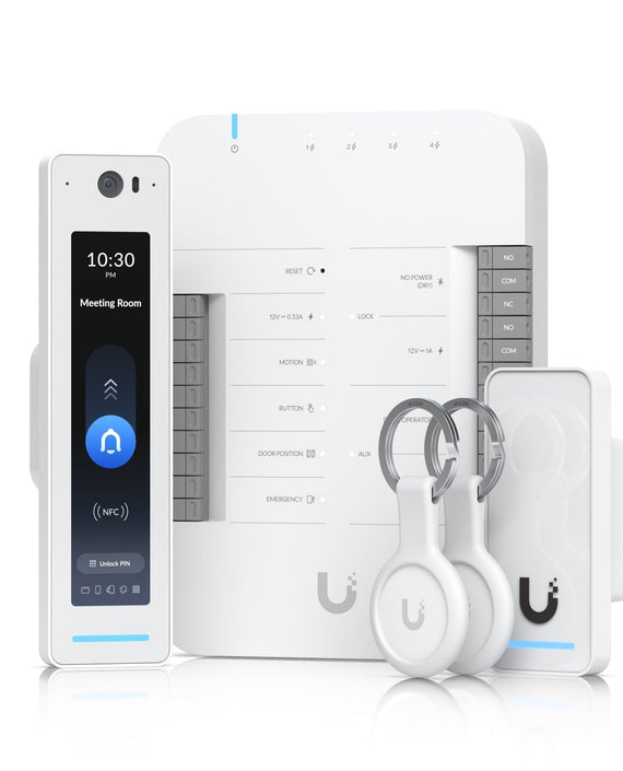 Ubiquiti G3 Starter Kit Pro, Provides Complete Entry &Exit Control For Single Door With 2 Readers &Apple Touch Pass Support - Leader Electronics