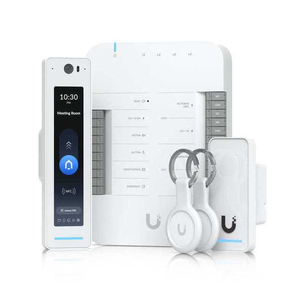Ubiquiti G3 Starter Kit Pro, Provides Complete Entry &Exit Control For Single Door With 2 Readers &Apple Touch Pass Support - Leader Electronics
