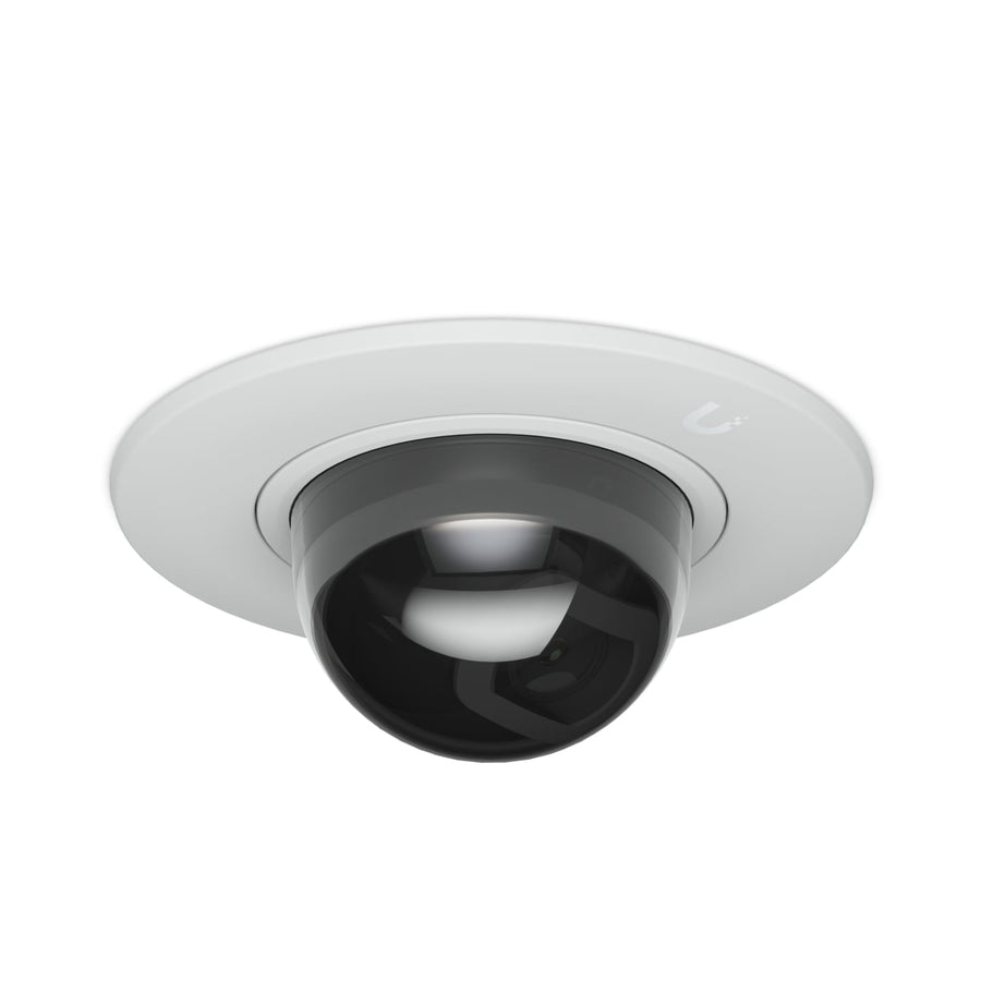 Ubiquiti G5 Dome Camera Ultra Flush Mount,White, Accessory For Recessed Instal Into A Wall/Ceiling With Smoked Bubble Enhanced Discretion - Leader Electronics
