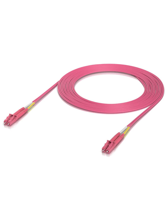 Ubiquiti OM4 Duplex LC UPC Fiber Patch Cable, Indoor OM4 multi-mode fiber patch cable with duplex LC UPC connectors. - Leader Electronics