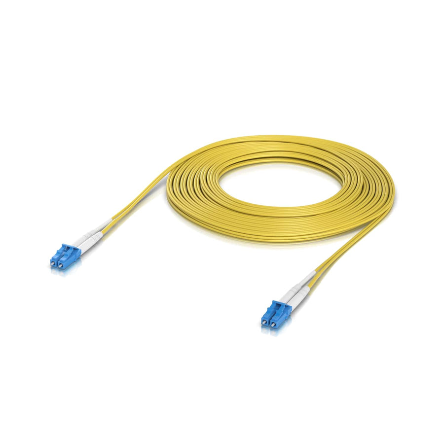 Ubiquiti OS2 Duplex LC UPC Fiber Patch Cable, Length 10M, Lightweight Fiber Patch Cable For Up To 100G Connections, - Leader Electronics