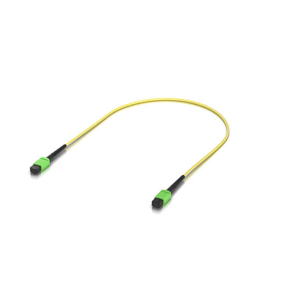 Ubiquiti OS2 MPO-12 APC Fiber Patch Cable, 0.5 m, Single-pack, Indoor OS2 Single-mode,MPO-12 Type B APC Connectors, For 100G Applications - Leader Electronics