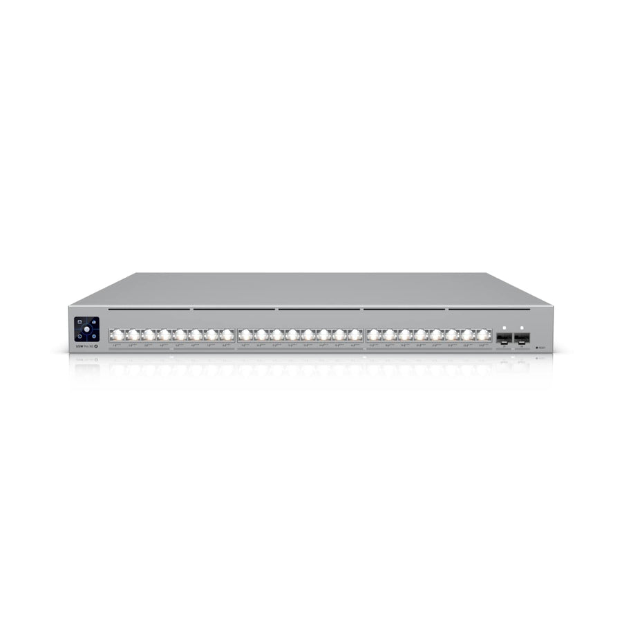 Ubiquiti Pro XG 24 PoE, Professional-grade, 24-port Layer 3 Etherlighting, PoE+++ Switch,(16) 10 GbE, (8) 2.5 GbE, (2) 25G SFP28 Port - Leader Electronics