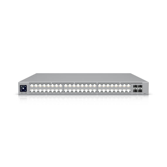 Ubiquiti Pro XG 48 PoE, Professional-grade, 48-port Layer 3 Etherlighting, PoE+++ Switch, (32) 10 GbE, (16) 2.5 GbE PoE, (4) 25G SFP28 Ports - Leader Electronics