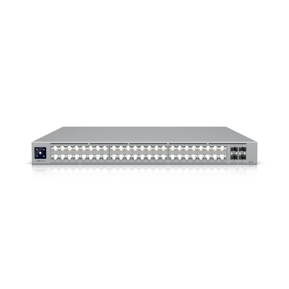 Ubiquiti Pro XG 48, Professional-grade, 48-port Layer 3 Etherlighting Switch, (32) 10 GbE, (16) 2.5 GbE, (4) 25G SFP28 Ports, DC Power Backup Ready - Leader Electronics