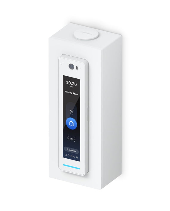 Ubiquiti Reader Pro Junction Box,White,For UniFi Professional Access Readers&Doorbells,Sup Flat Surface Mounting & Attachment to 3/4' Coduit - Leader Electronics