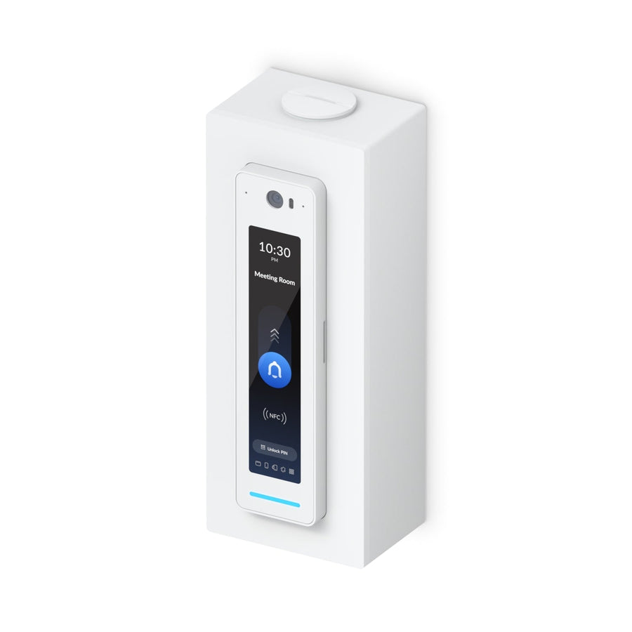 Ubiquiti Reader Pro Junction Box,White,For UniFi Professional Access Readers&Doorbells,Sup Flat Surface Mounting & Attachment to 3/4' Coduit - Leader Electronics