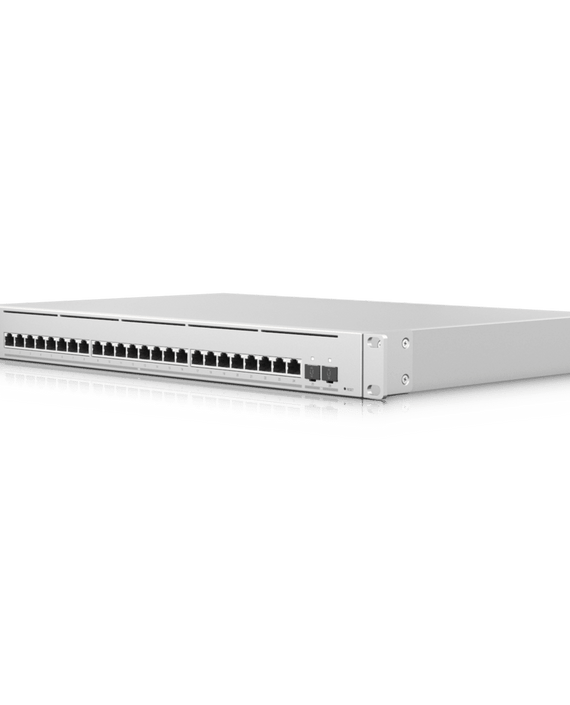 Ubiquiti Switch Enterprise 24-port Switch 24x10GbE Ports, 2x 25G SFP28 Ports For Uplinks, Managed Layer 3 Switch, - Leader Electronics