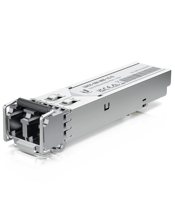 Ubiquiti UFiber SFP Multi-Mode Fiber Module, 20-Pack, 1.25 Gbps Throughput,Supports Connections Up to 550 m - Leader Electronics