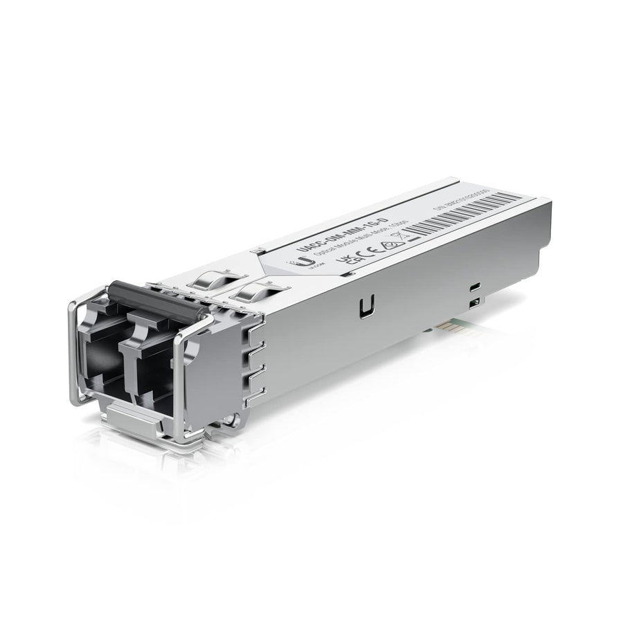 Ubiquiti UFiber SFP Multi-Mode Fiber Module, 20-Pack, 1.25 Gbps Throughput,Supports Connections Up to 550 m - Leader Electronics