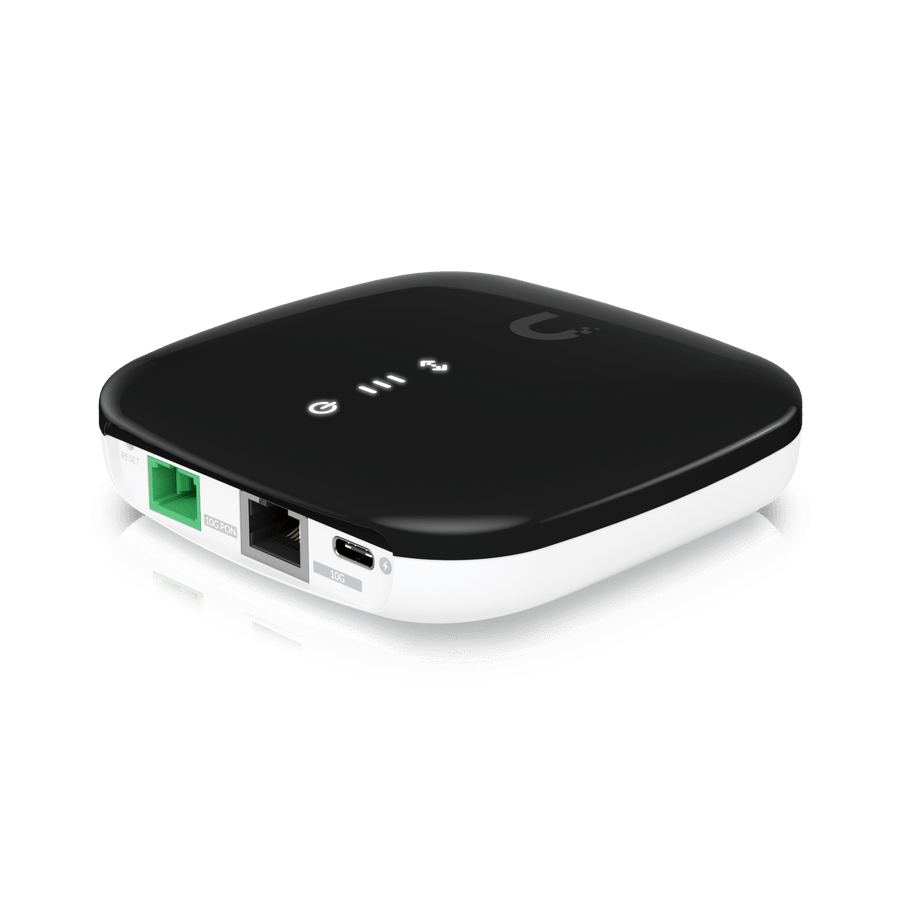Ubiquiti UISP Fiber XG-PON CPE, Optical Network can Deliver 2.5Gbps Uplink/10Gbps Downlink Speeds Over Distances Up to 20 km, - Leader Electronics