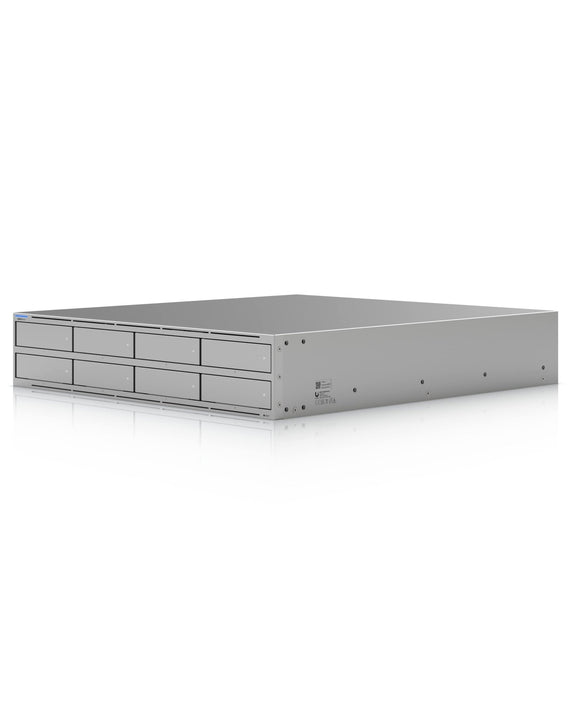 Ubiquiti UNAS Pro 8,2U Rack-Mount NAS,8 × 2.5/3.5' HDD Bays(SSD trays sold separately),2 × M.2 NVMe SSD,Fast Access, Low Latency, 10Gbps, Large Storge - Leader Electronics
