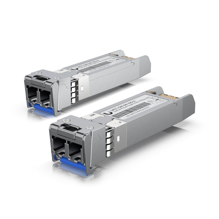 Ubiquiti UniFi 20 Pack,10 Gbps Single-Mode Optical Module, Single-mode, Duplex, Fiber Transceiver, Duplex LC Connect, Up to 10km - Leader Electronics