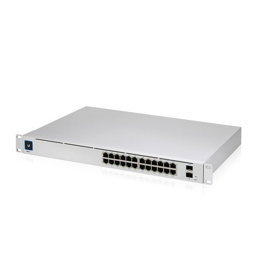 Ubiquiti UniFi 24 port Managed Gigabit Layer2 & Layer3 Switch, Auto-sensing 802.3at PoE+ & 802.3bt PoE, SFP+, Touch Display - 400W GEN2, - Leader Electronics