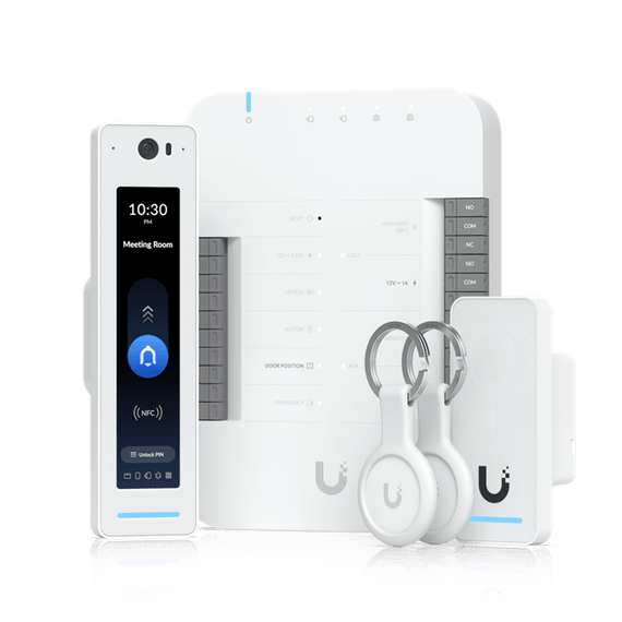 Ubiquiti UniFi Access Gen 2 Pro Starter Kit - Comprehensive UniFi Access Starter Kit - UniFi Dream Machine Pro required - Leader Electronics