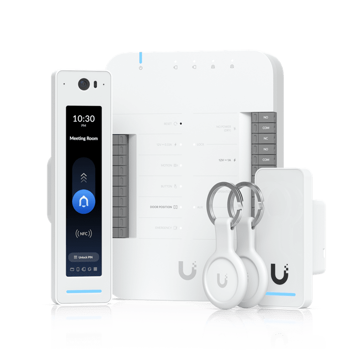 Ubiquiti UniFi Access Gen 2 Pro Starter Kit - Comprehensive UniFi Access Starter Kit - UniFi Dream Machine Pro required - Leader Electronics