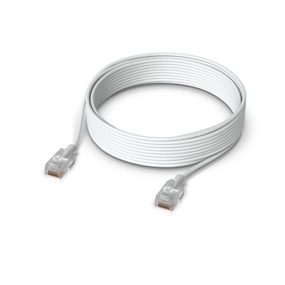 Ubiquiti UniFi Etherlighting Patch Cable, Length 12m, White, Nano-Thin Patch Cable With 10 GbE Support, Designed To Showcase EtherlightingEffects. - Leader Electronics