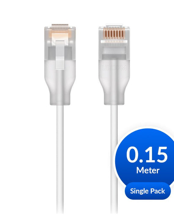 Ubiquiti UniFi Etherlighting Patch Cable, Single Unit, Indoor, Length 0.15m, White/Translucent - Leader Electronics