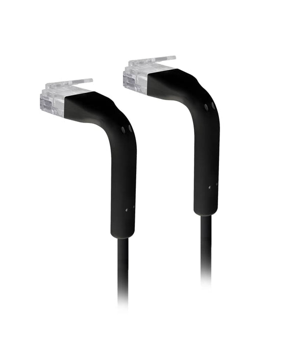 Ubiquiti UniFi Patch Cable, Length 0.3m, Black, Ultra-Thin Patch Cable With GbE Support And Flexible, Bendable Boots Enhanced Installation Versatility - Leader Electronics
