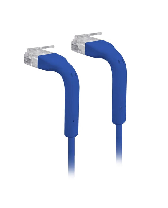 Ubiquiti UniFi Patch Cable,Length .3m,Blue,Ultra-thin patch cable with GbE support and flexible, bendable boots for enhanced installation versatility. - Leader Electronics