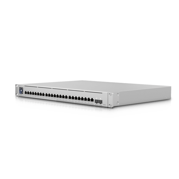 Ubiquiti UniFi Switch Enterprise 24-port PoE+ 12x2.5GbE 12x1GbE Ports, For Wi-Fi 6 AP, 2x 10g SFP+ Ports, Managed Layer 3 Switch (400W) - Leader Electronics