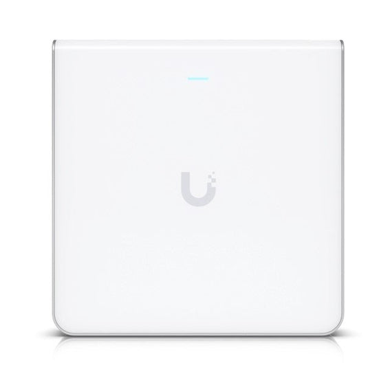 Ubiquiti UniFi Wi-Fi 6 Enterprise Sleek, Wall-mounted WiFi 6E Access Point, Integrated Four-port Switch, For High-density Office Network - Leader Electronics